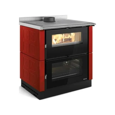 La Nordica Cucina a legna VERONA XXL.16 MAIOLICA 3005520 finitura bordeaux