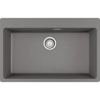 Franke Lavello una vasca Vasche Sopratop Centro MRG 610-73 FTL 114.0661.710 finitura fragranite stone grey da 78x50 cm