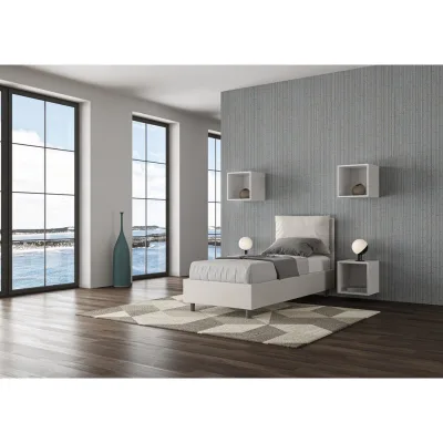 Ityhome Letto singolo Antea in similpelle da 80 cm