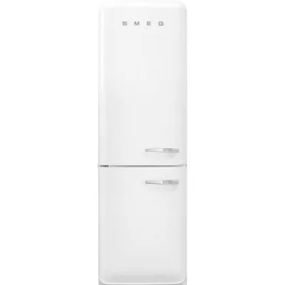 Smeg Frigorifero combinato con cerniere a sinistra a libera installazione FAB32LWH6 finitura bianco da 60 cm