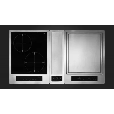 Fulgor Cappa da base FPHD 51 TS X finitura acciaio inox da 13 cm