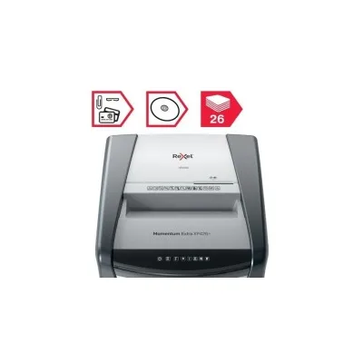 DISTRUGGI DOCUMENTI CON TAGLIO REXEL MOMENTUM EXTRA XP426+ 2021426XEU a particelle senza inceppamenti