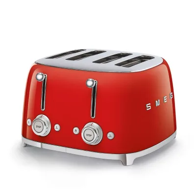 Smeg Tostapane 4x4 TSF03RDEU finitura rosso