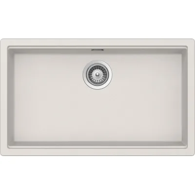 Schock Lavello una vasca LAHTI N100XLU LATN100XLU16 finitura new alumina da 73.8x43.8 cm