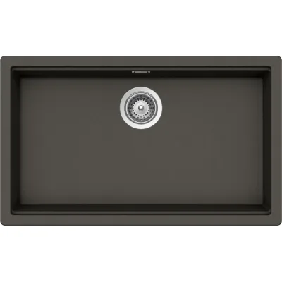 Schock Lavello una vasca LAHTI N100XL LATN100XLA43 finitura asphalt da 75.6x45.6 cm