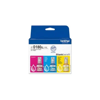 MULTIPACK INCHIOSTRO ORIGINALE BROTHER BTD180CLVAL CIANO MAGENTA GIALLO DCP T 780 DW
