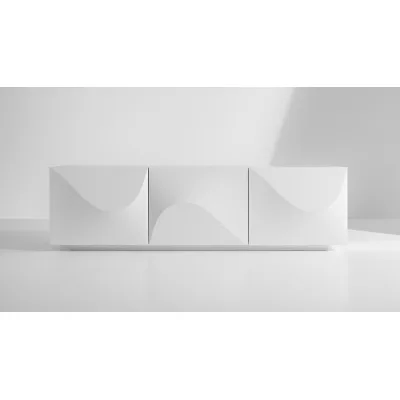 Bonaldo Madia in appoggio Vertigo con base a zoccolo in metallo da L.208 cm e H.60 cm - 3 ante
