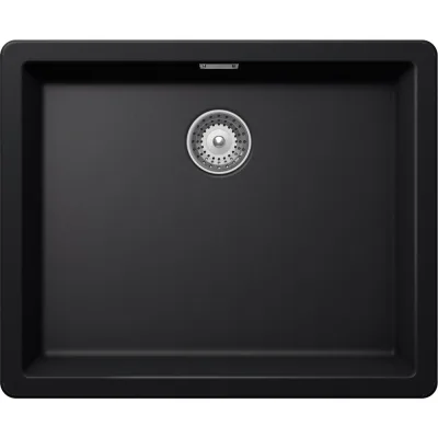 Schock Lavello una vasca GALAXY N100LU GALN100LU84 finitura nero puro da 53x43 cm
