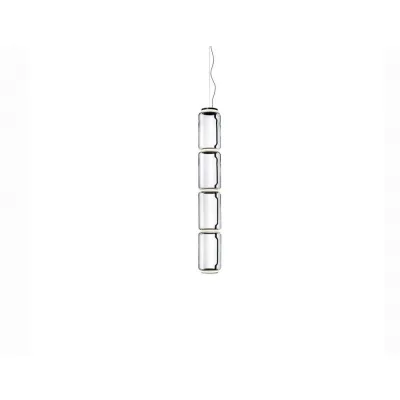 Flos Lampada a sospensione Noctambule Suspension 4 Low Cylinder finitura nero