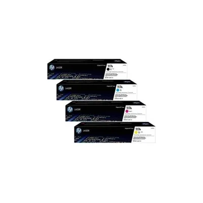 TONER ORIGINALE HP 117A W2070A NERO Color Laser 150a 1.100 COPIE