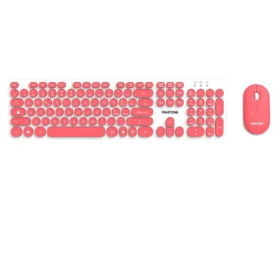 TASTIERA FULL SZ CON MOUSE PINK PT-MK004S
