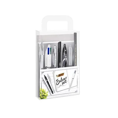 BIC SILVER SET BLOCCO APPUNTI + PENNE 9576121