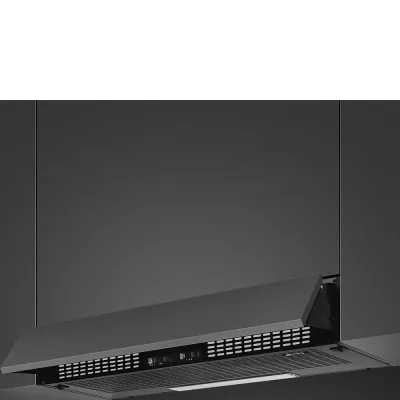 PRONTA CONSEGNA - Smeg Cappa integrata KSEIR92NE2 finitura nero da 90 cm