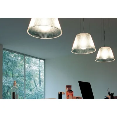 Flos Lampada a sospensione a luce diffusa Romeo Moon Suspension 1 in vetro