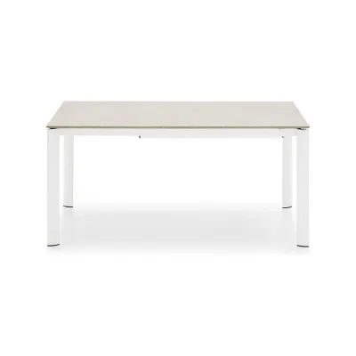 Connubia Tavolo allungabile Eminence Evo CB4856-R 160 A con struttura in metallo e piano a scelta da 160(210)x90 cm