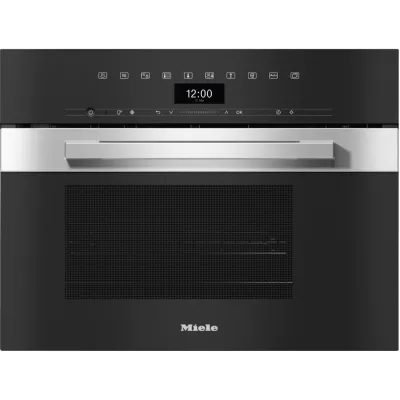 Miele Forno compatto a vapore combinato con forno microonde da incasso DGM 7440 da 60 cm