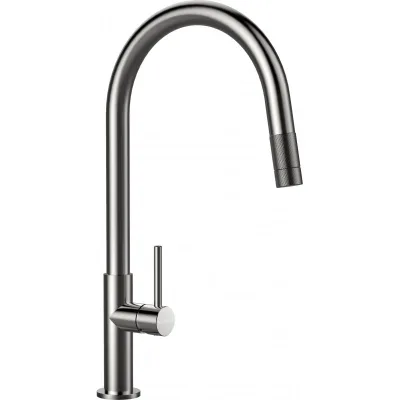 Schock Miscelatore monocomando con doccetta TALIA CON DOCCIA 536120EDM finitura acciaio inox massiccio