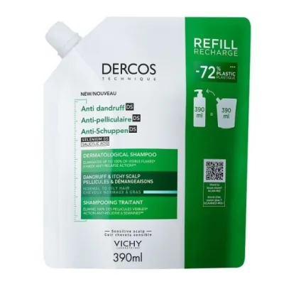 DERCOS TECHNIQUE SHAMPOO ANTIFORFORA GRASSA 390ML