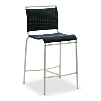 Connubia Sgabello Air CB57 con struttura in metallo e seduta in tessuto sintetico net da h. 96.5 cm - IN PROMOZIONE FINO ALL' 11/07