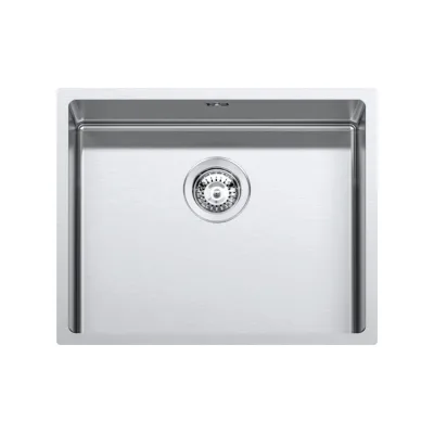 Barazza Lavello una vasca quadra R12 1QR506 finitura inox AISI 316 satinato da 50x40 cm - IN PROMOZIONE FINO AL 6/07