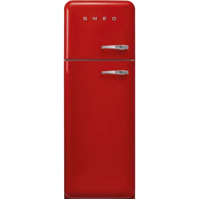 Smeg Frigorifero doppia porta con cerniere a sinistra a libera installazione FAB30LRD6 finitura rosso da 60 cm - IN PROMOZIONE FINO AL 30/06