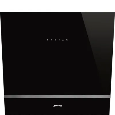 Smeg S Cappa a parete KV26N finitura vetro nero da 60 cm - IN PROMOZIONE FINO AL 6/07