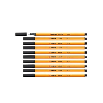 STABILO CF10 FINELINER POINT 88 NERO 88/46