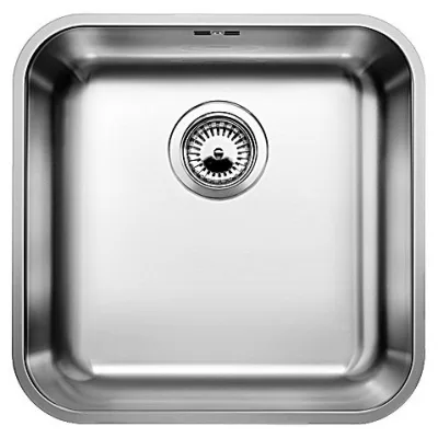 Blanco Lavello una vasca SUPRA 400-U 1518201 in acciaio inox da 43x43 cm - Sottotop