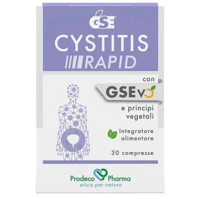Gse Cystitis Rapid Integratore Benessere Vie Urinarie 30 Compresse