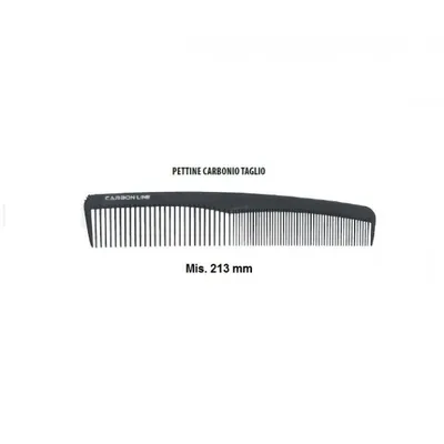Pettine capelli in carbonio antistatico taglio