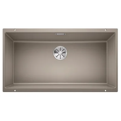 Blanco | Lavello una vasca SUBLINE 800-U 1523148 finitura tartufo da 83x46 cm - Sottotop