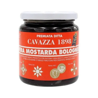 Cavazza1898 Mostarda Bolognese 370 GR Tradizione Emiliana dal Gusto Autentico