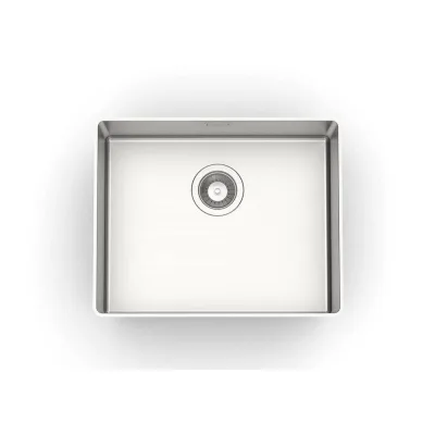 Foster Lavello una vasca 4350 001 finitura acciaio inox da 51.6x41.6 cm