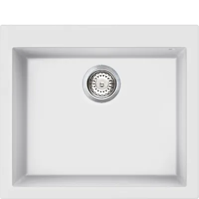 Smeg S Lavello una vasca VZ57B finitura bianco da 57x50 cm - Sopratop - IN PROMOZIONE FINO AL 6/07