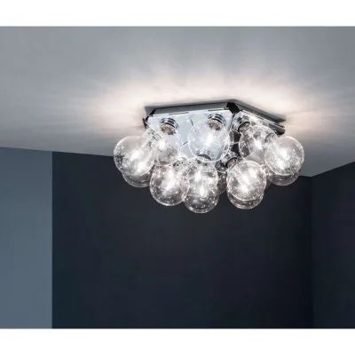 Flos Lampada da parete/soffitto a luce diretta e riflessa Taraxacum 88 Ceiling & Wall in alluminio