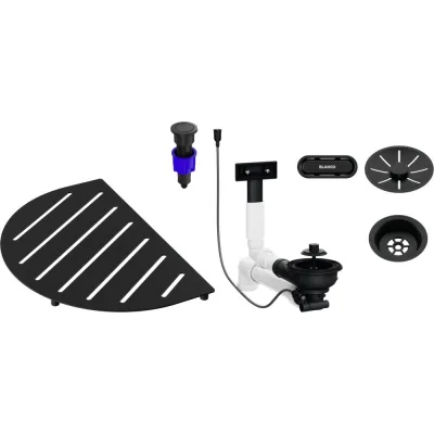 Blanco | Pacchetto accessori per lavello OOVALON BUNDLE 1527994 finitura nero opaco