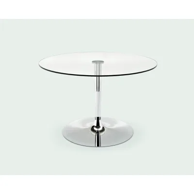 Connubia Tavolo rotondo fisso Planet CB4005-FD 120 con struttura in metallo e piano a scelta da Ø120 cm - IN PROMOZIONE FINO ALL' 11/07