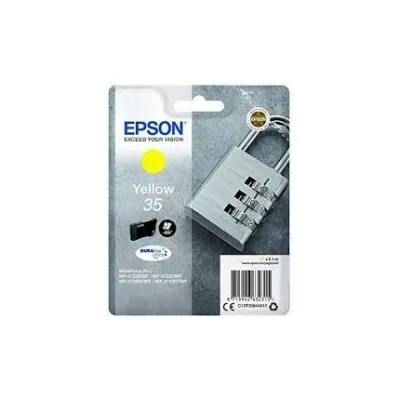 Cartuccia ORIGINALE EPSON 35 c13t35844010 T3484 GIALLO Workforce Pro WF-4700