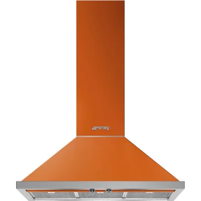 Smeg S Cappa aspirante a parete KPF9OR finitura arancione da 90 cm