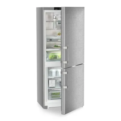 Liebherr Frigorifero combinato a libera installazione CBNsdc 765i finitura inox/argento da 75 cm
