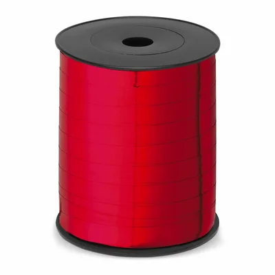 Nastro per regali colore lucido Rosso - 250x10mm, 24 pz