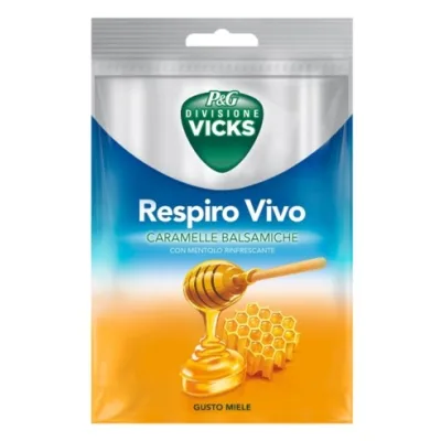 VICKS RESPIRO VIVO CARAMELLE MIELE