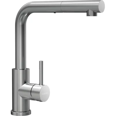 Schock Miscelatore monocomando con doccetta KANTUS CON DOCCIA 534120EDM finitura acciaio inox massiccio