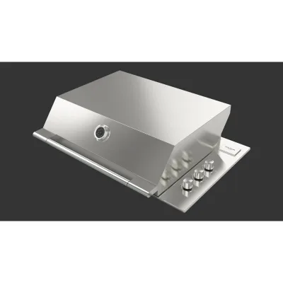 Fulgor Coperchio alto per arrostire FOBQ HL 800 X finitura acciaio inox