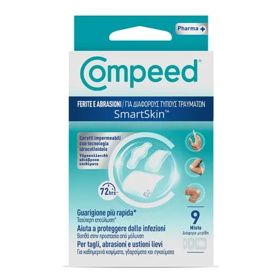 Compeed Cerotti Ferite E Abrasioni Misto 9 Pezzi