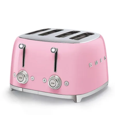 Smeg Tostapane 4x4 TSF03PKEU finitura rosa
