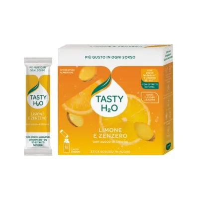 TASTY H2O LIMONE ZENZERO 12 STICK