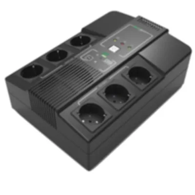 MULTIPRESA - LINE INTERACTIVE 1000 VA 600 W CON 6 PRESE SHUKO E USB EL-MULTISTATION