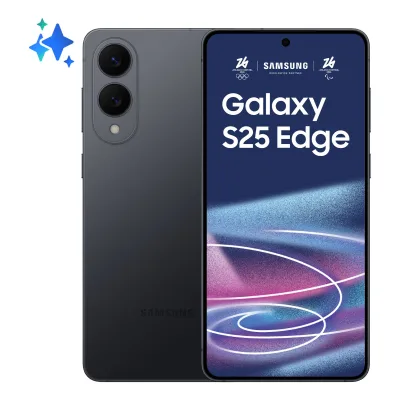 SAMSUNG S937 GALAXY S25 EDGE 5G DUAL SIM 6.7" OCTA CORE 256GB RAM 12GB ITALIA TITANIUM JETBLACK
