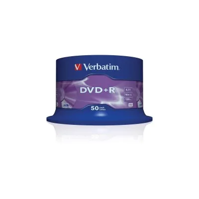 Confezione 50pz Verbatim DVD+R Verbatim 16x 4,7 GB 43550